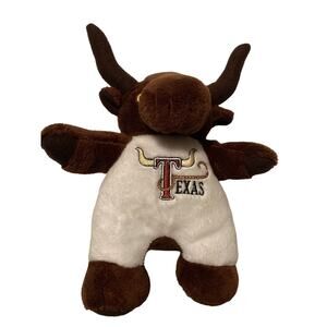 Souvies Texas Longhorn Bull Steer Mascot Beanbag Plush Stuffed Animal Souvenir